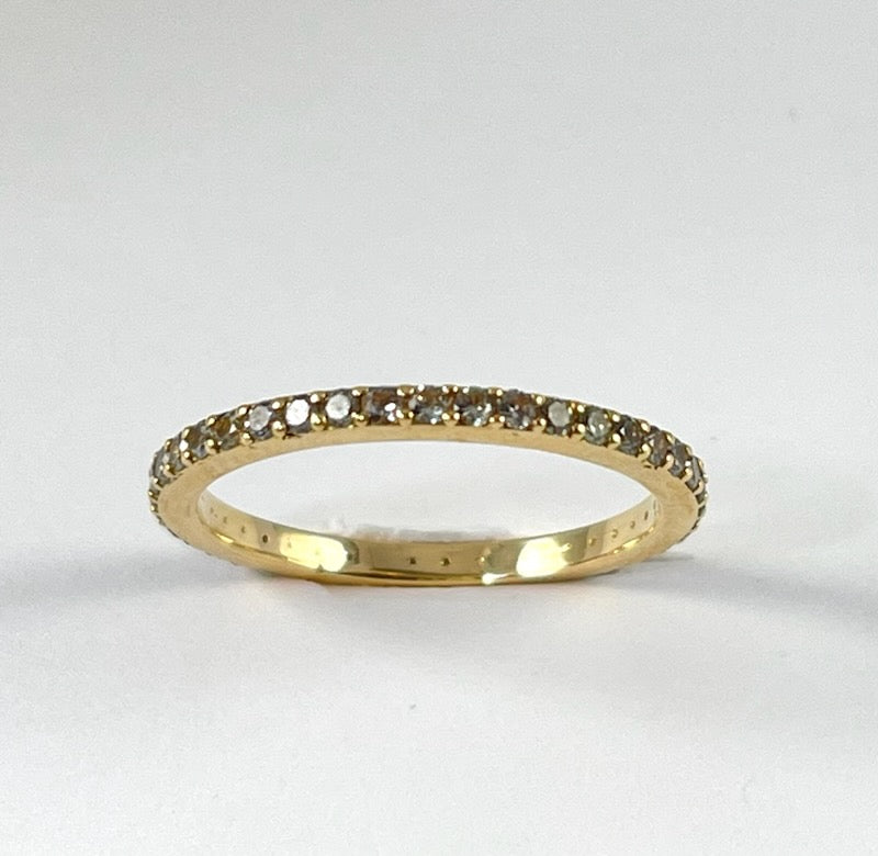 Grey Sapphire Eternity Ring