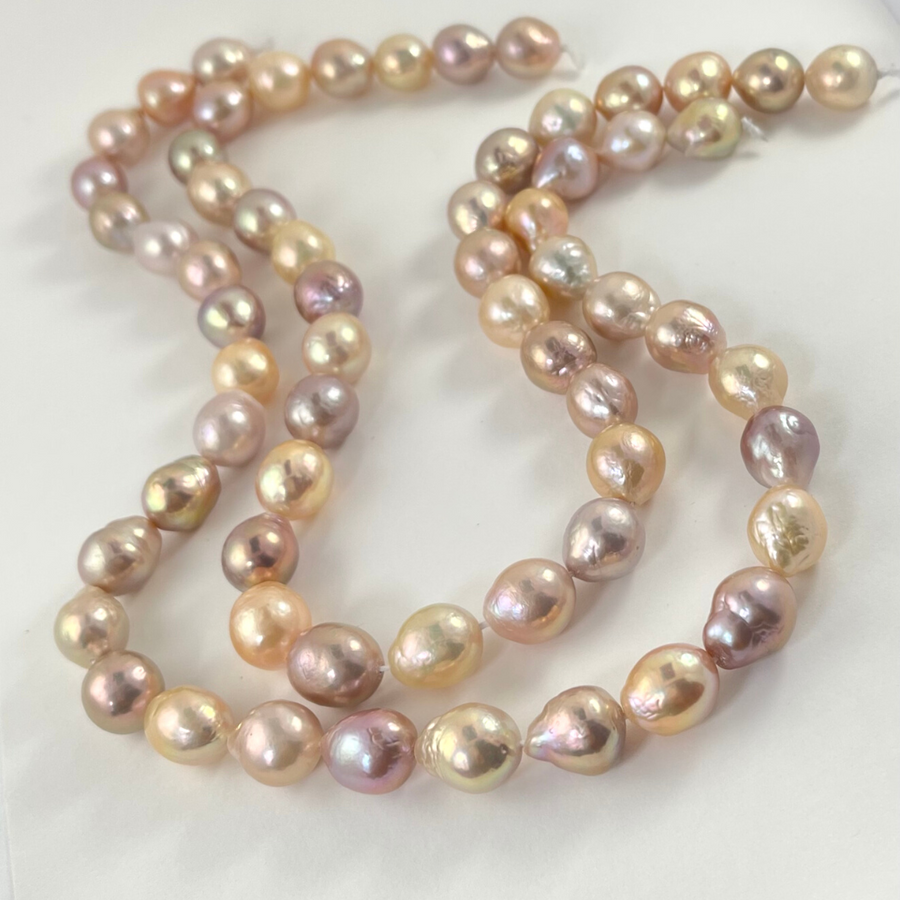 Pink Baroque Pearl Strands